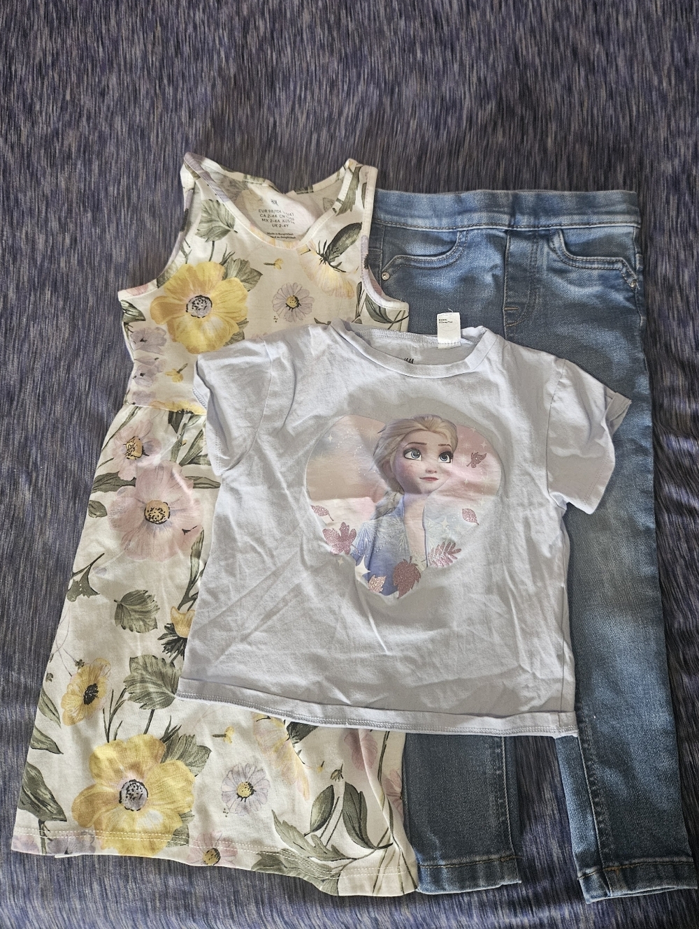 Girls Bundle pants, t shirt, dress 2-4t